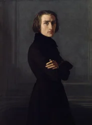 Portrait of Franz Liszt, 1839